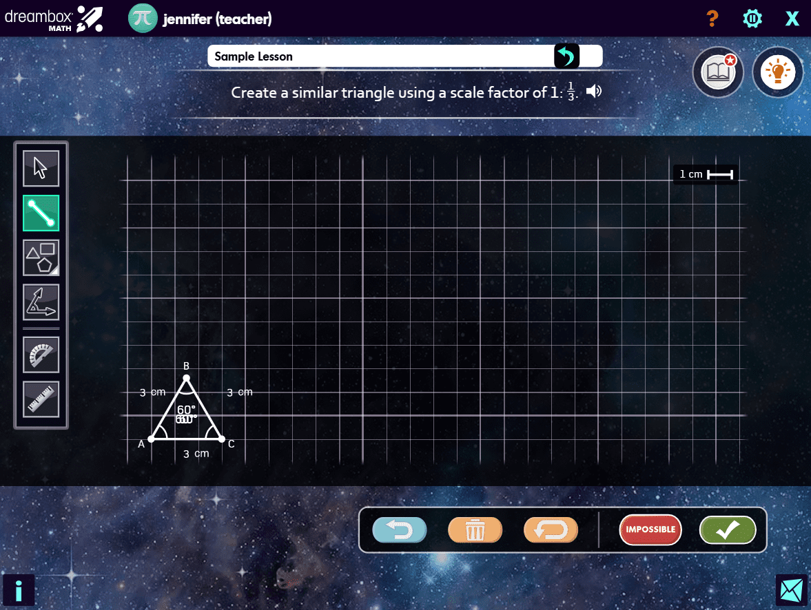 Math – Seventh Grade – Constructing Similar Polygons Using Fractional and Whole Number Scale Factors