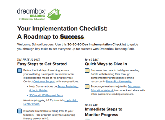 DBR 30 60 90 Checklist Screenshot 2025 07 07 at 16 52 38