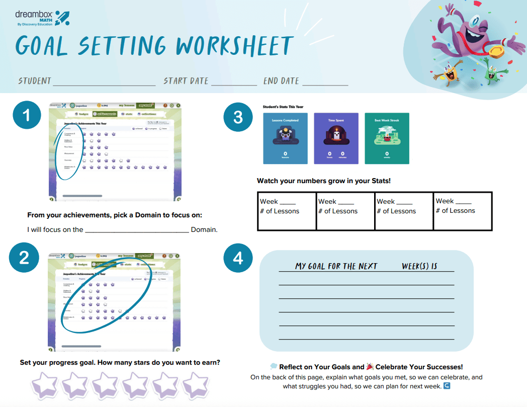 Student Goal Setting Tracker DBM