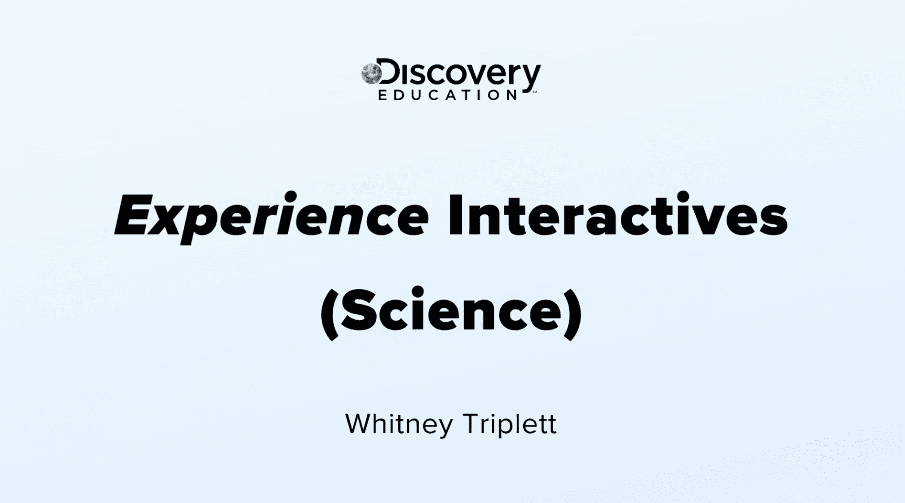 Science Interactives-WT-2 Science Interactives WT 2