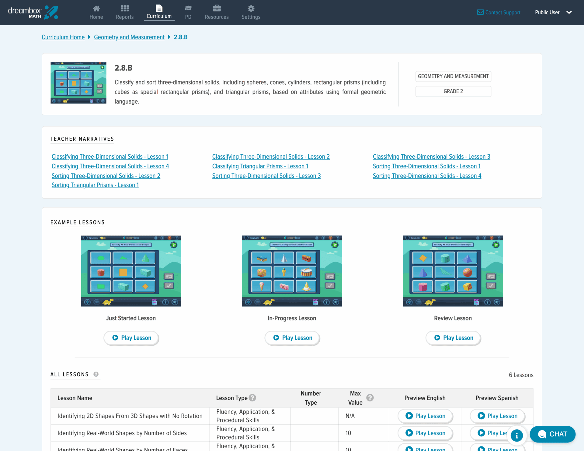 TX CG Official Teacher Narratives TEKS 2 8 B GEO