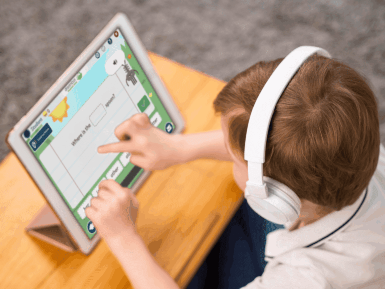 Image4 little boy playing tablet LAYERS png
