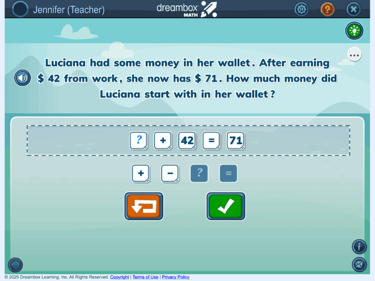 de-dreambox-math-screenshot-A-S-Word Problems-L7 Image description