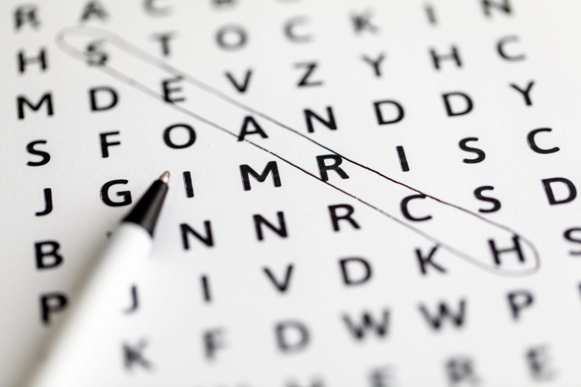 word search puzzle
