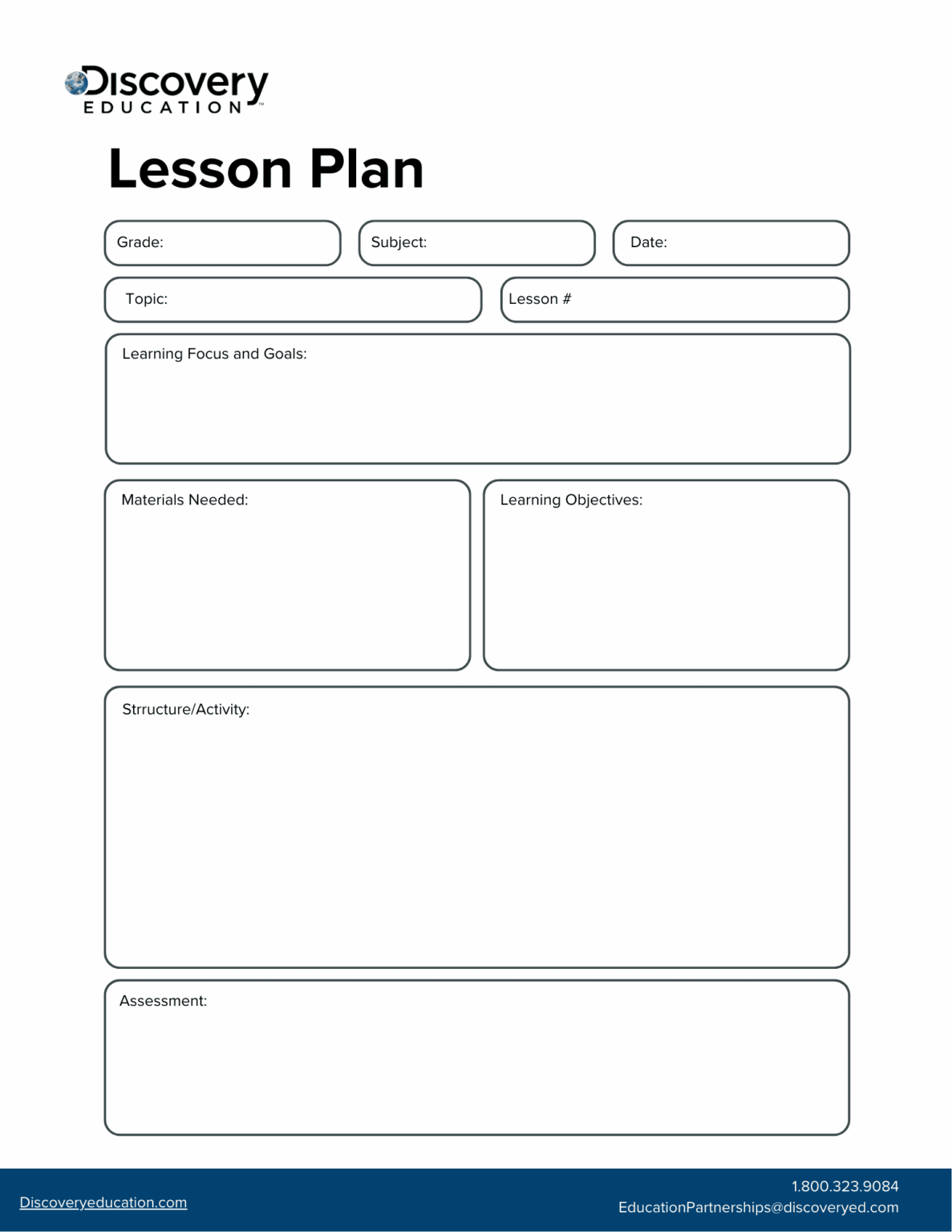 Lesson Plan Template | How to Write a Lesson Plan | Discovery Education