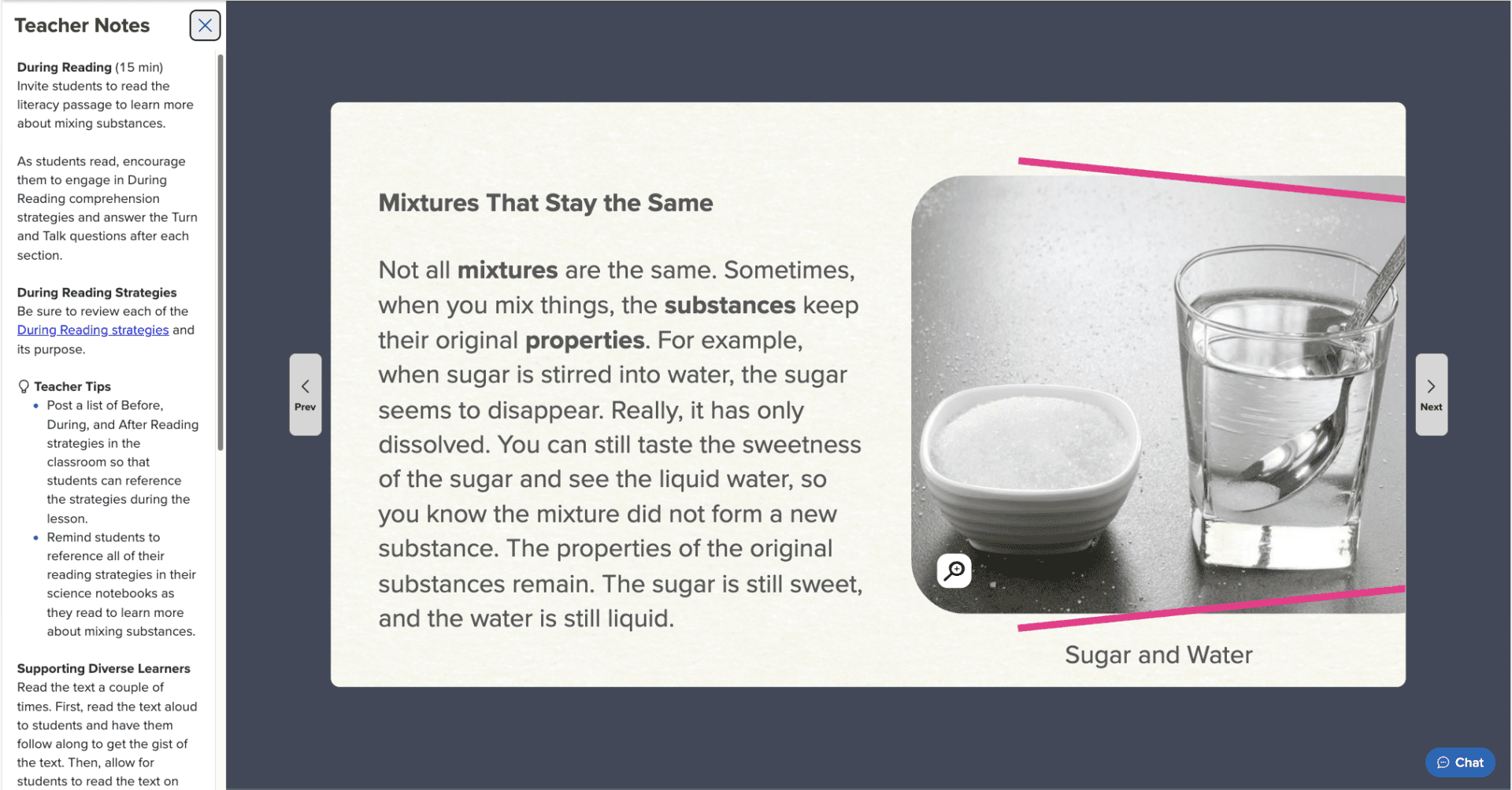 de stb elementary literacy lesson screenshot 2