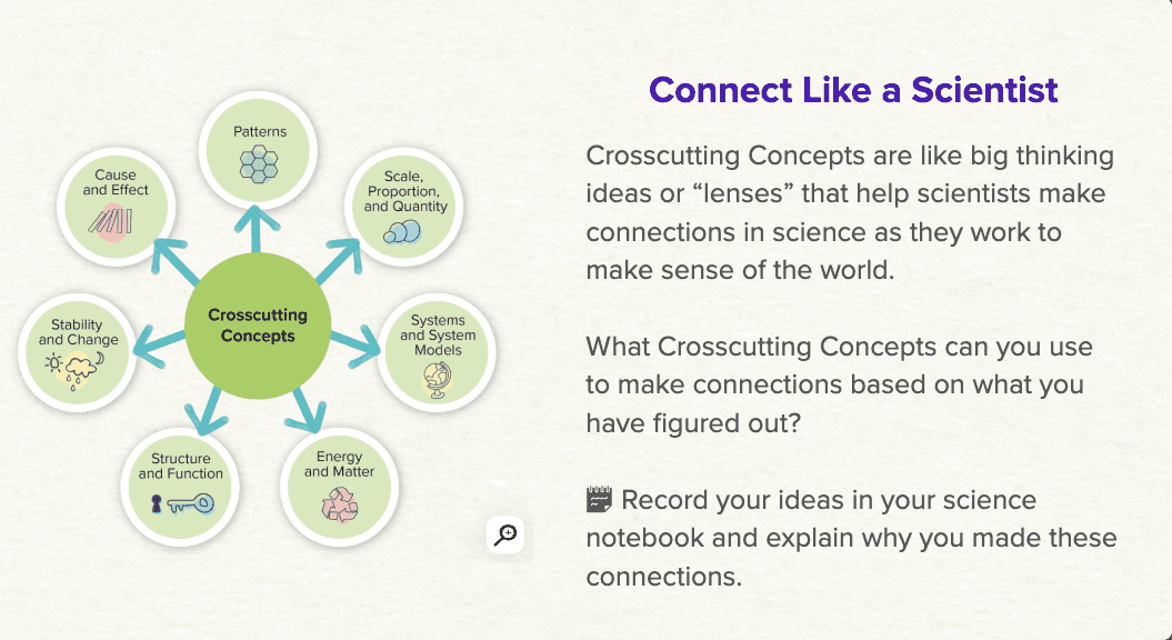 Crosscutting Concepts Example