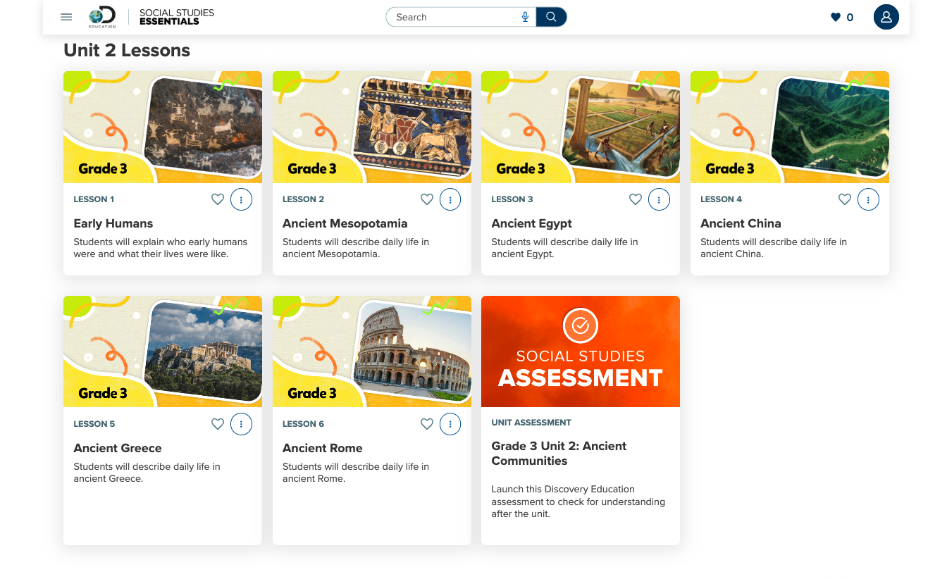 SSE Assessment Page