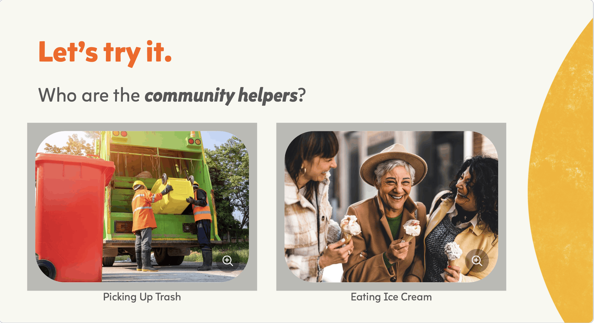 community helpers lesson plan 8